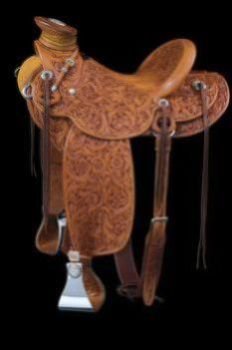 Western Tack Western Full Seat and Carving Saddle