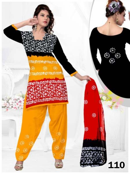 Batik Printed Salwar Suit 01