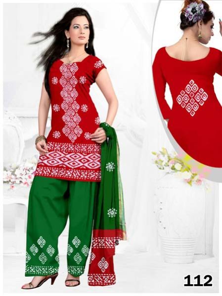 Batik Printed Salwar Suit 03