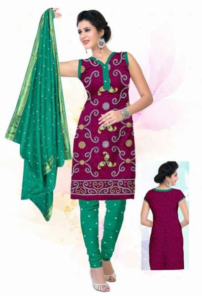 Embroidered Cotton Salwar Suit 01
