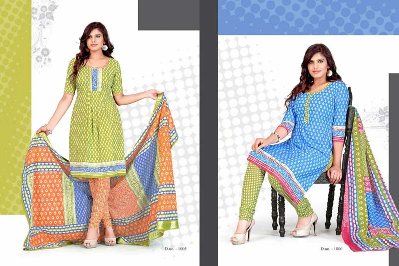 Ladies Cotton Churidar Suits 03