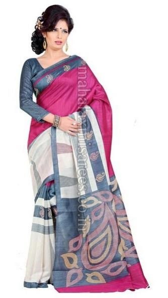 A - Saran's Exclusive Art Silk Saree - 595