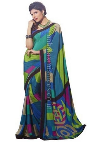 F - Vonage Printed Bollywood Silk - 1349