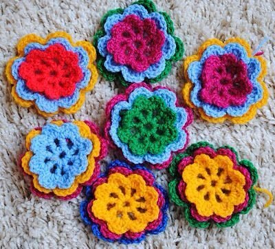Crochet Flowers 02