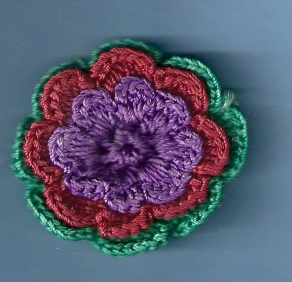 Crochet Flowers 07