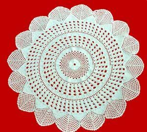 Crochet Table Cover 04