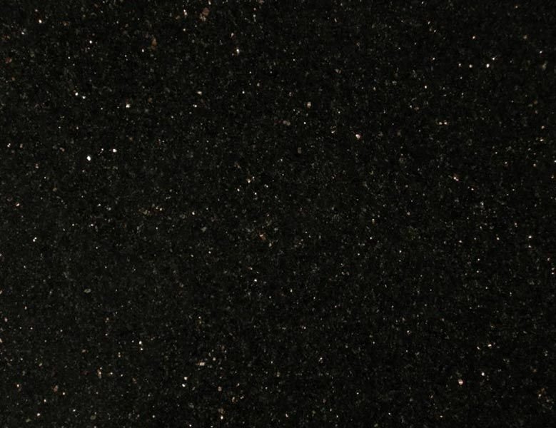Jet Black Galaxy Granite Tiles