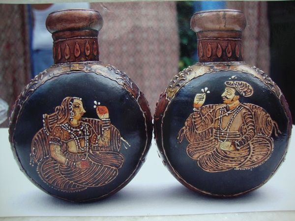 Iron Painted Flower Pot