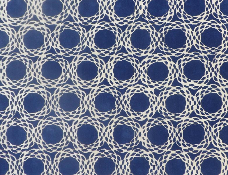 Ring Royal Blue Woolen Carpets