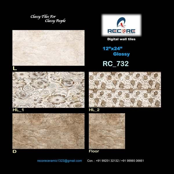 12x24 Glossy Series Kitchen Wall Tiles (732)