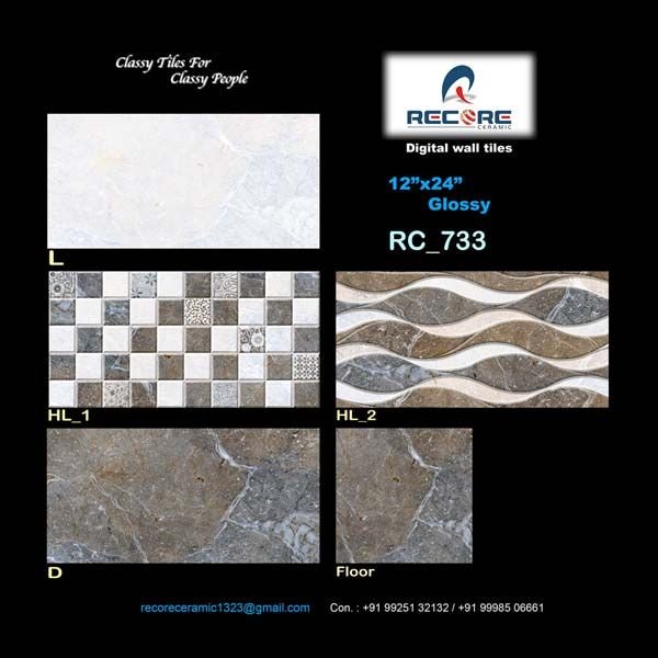 12x24 Glossy Series Kitchen Wall Tiles (733)