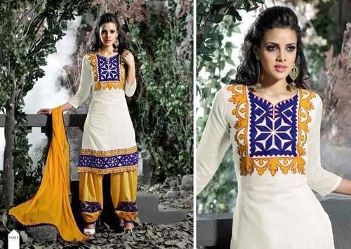 Embroidered Patiala Kameez