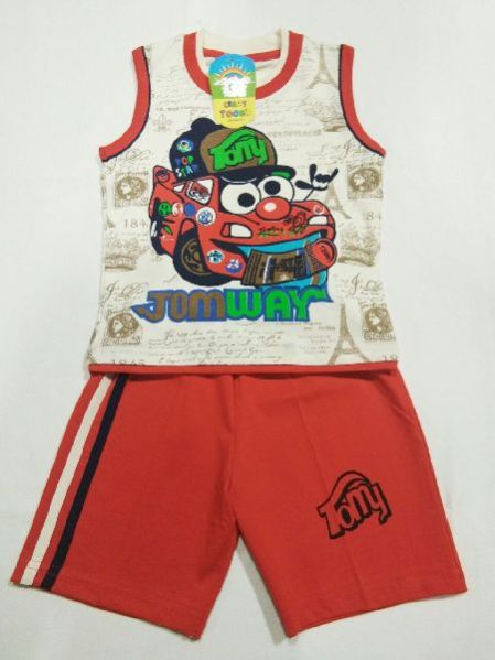 Boys Sleeveless Baba Suit 01