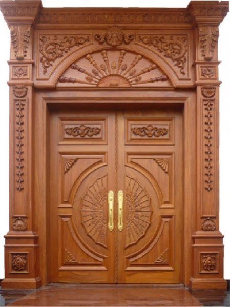 Wood Carving Door 01
