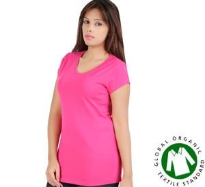 Ladies Organic Cotton V Neck T-Shirts 03