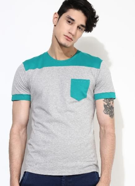 Mens Organic Cotton Round Neck T-Shirts 01