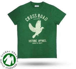 Mens Organic Cotton Round Neck T-Shirts 04