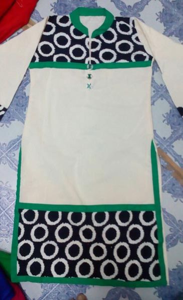 Ladies Plain Cotton Kurti 04