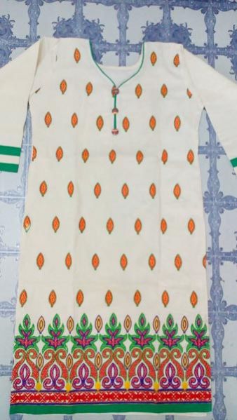 Ladies Plain Cotton Kurti 05