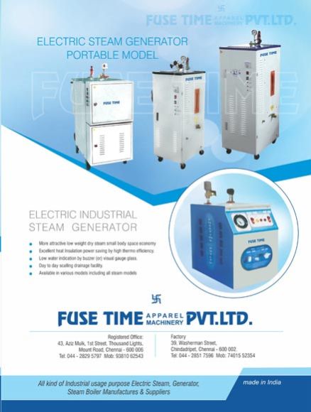 Electric Steam Generator Portable Model 02