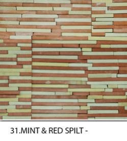 Mint & Red Split