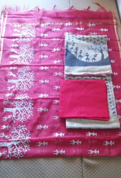 Banarasi Silk Top And Dupatta 01