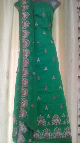 Silk Cotton Top With Heavy Embroidery 01