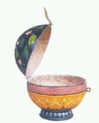 Coconut Shell Powder Case