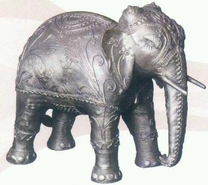 Dhokra Elephant Statue