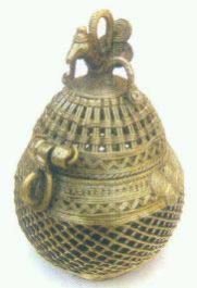 Dhokra Round Box