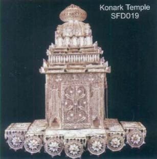 Silver Konark Temple