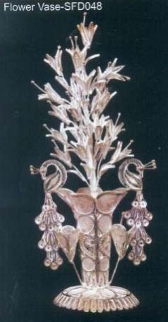 Silver Flower Vase
