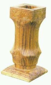 Wooden Flower Vase