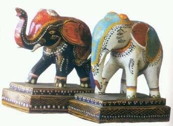 Wooden Elephant Statue