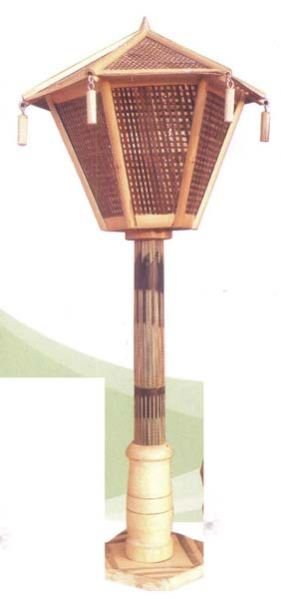 Bamboo Floor Lamp Stand