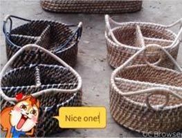 Rrattan Lailu Cane Fruit Basket