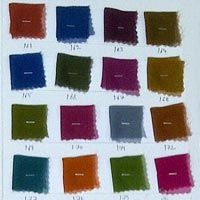 Kesar Pista Alfino Chiifone Fabric