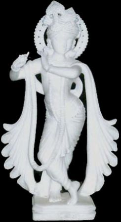 Marble Krishna Statue 01