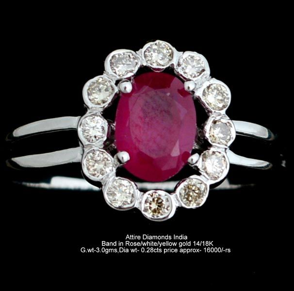 Ladies Colored Diamond Rings(ATLR-AR34)