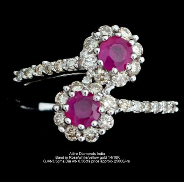 Ladies Colored Diamond Rings(ATLR-AR54)