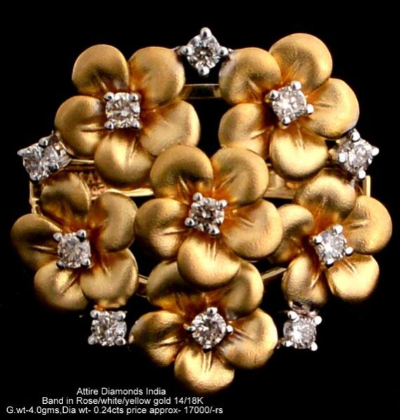 Ladies Designer Diamond Rings(ATLR-N379)