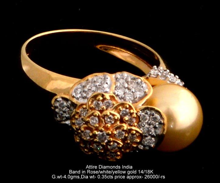 Ladies Designer Diamond Rings(ATLR-TP487)