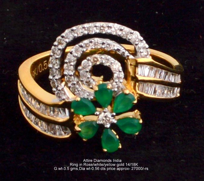 Ladies Designer Diamond Rings(ATLR-TP603)