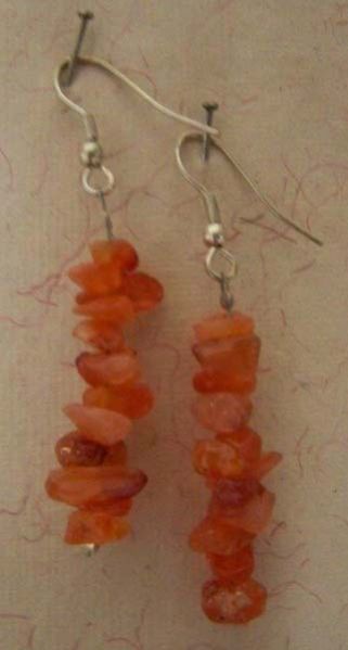 Unpolished Carnelian Single