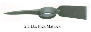 2.5 Lbs Pick mattock