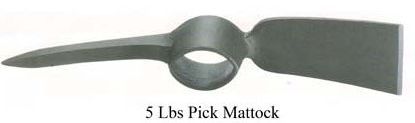 5 Lbs Pick Mattock