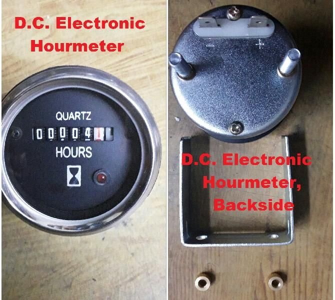 D.C. Electronic Hourmeter 52mm