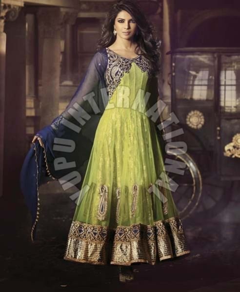 Priyanka Chopra In Green Suits