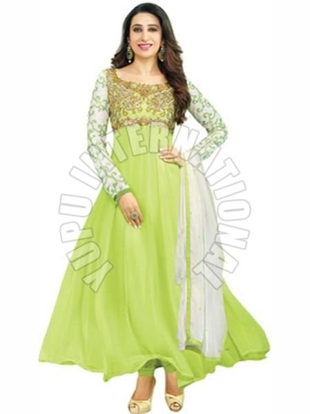 Karshma Kapoor In Green Anarkali