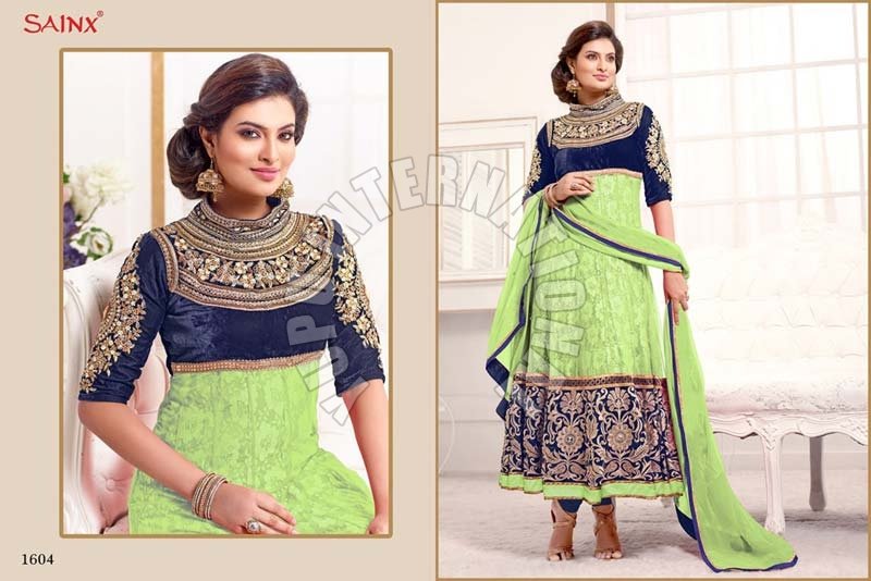 Sayali Bhagat Georgette Semi Stitched Anarkali Suit